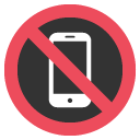 no mobile phones