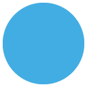 large blue circle