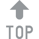 top with upwards arrow above